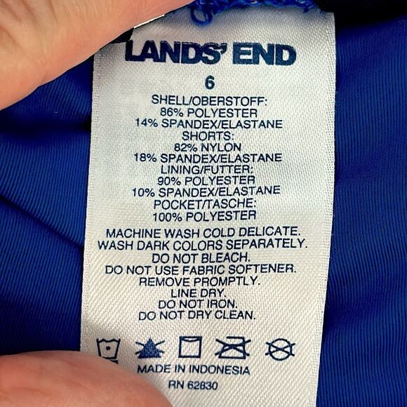 Lands End Swim Size 6 Board Skort Active Tropical - Picture 10 of 10